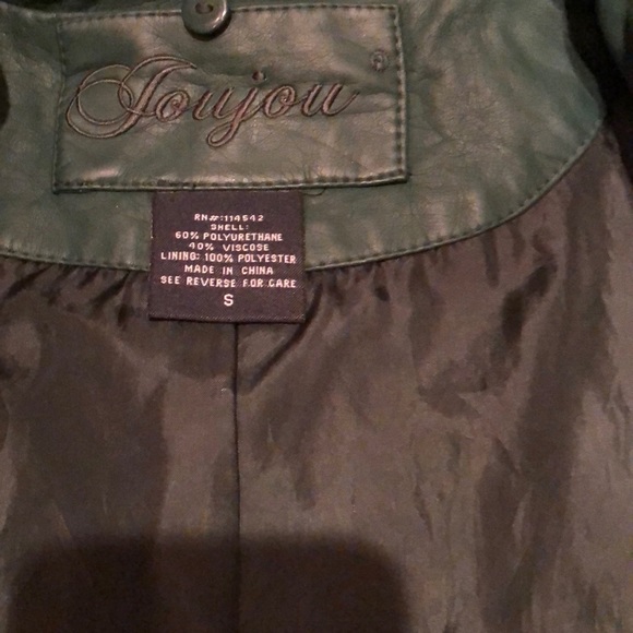 60% polyurethane, 40% varicose Moto Jacket - Picture 5 of 5